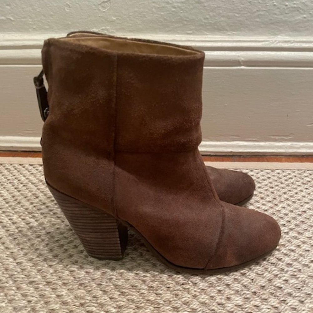 Rag & Bone Classic Newbury Suede Ankle Boot, Brown